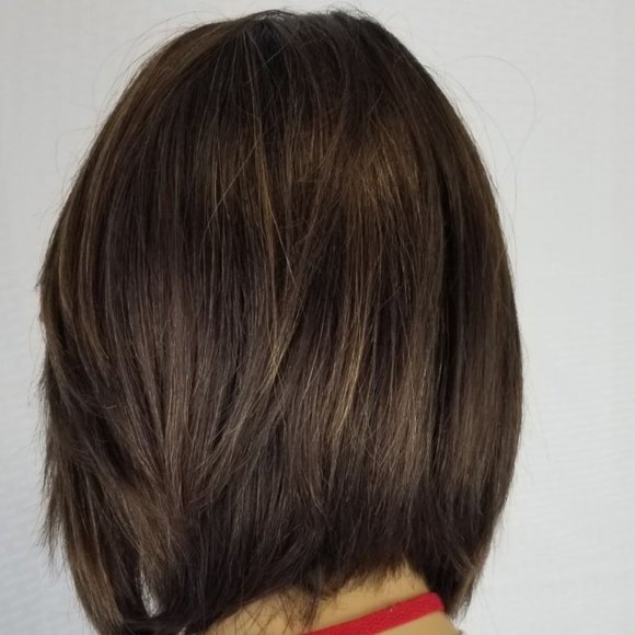 Wowfactor 100% human hair lace front bob wig main image 5